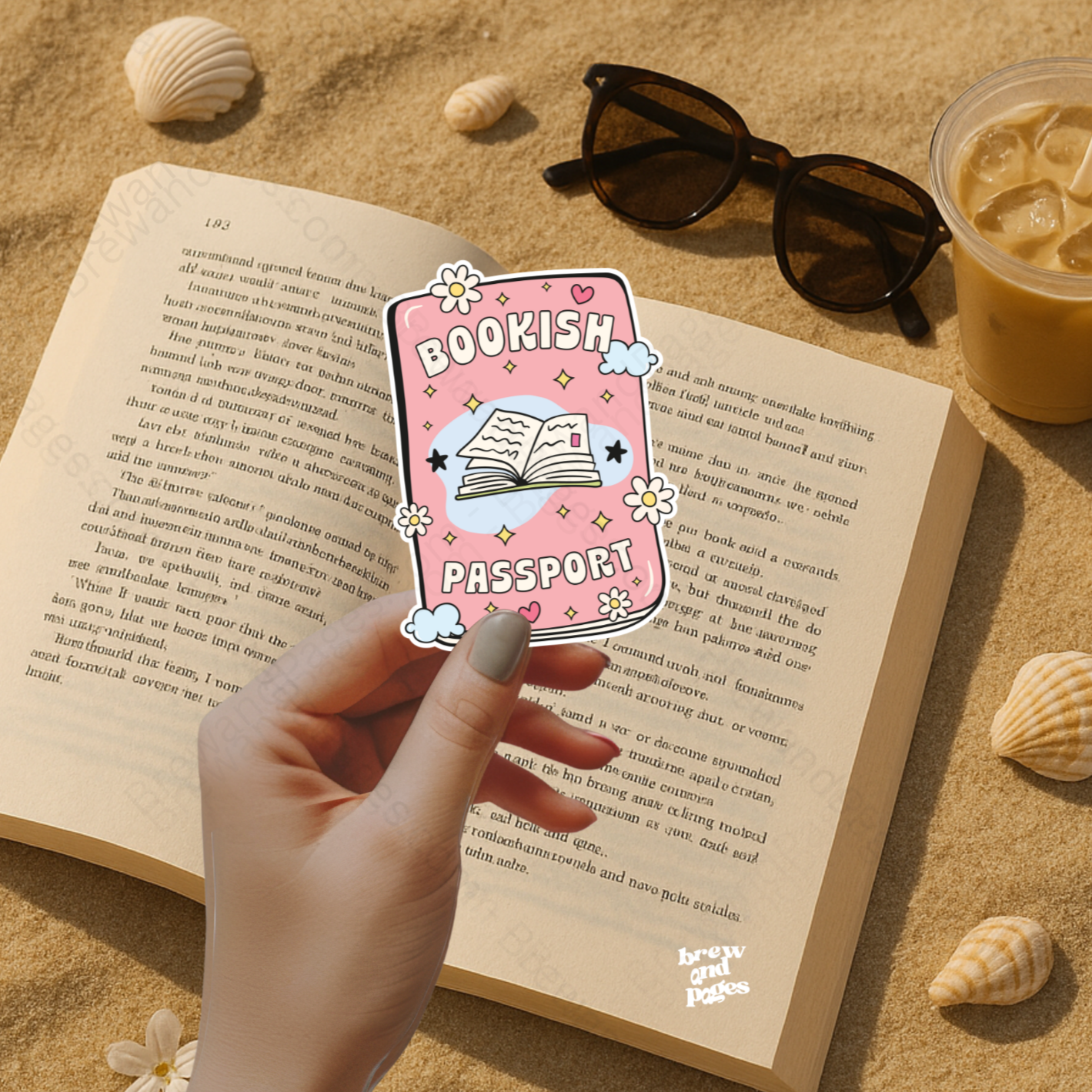 Bookish Passport - Sticker