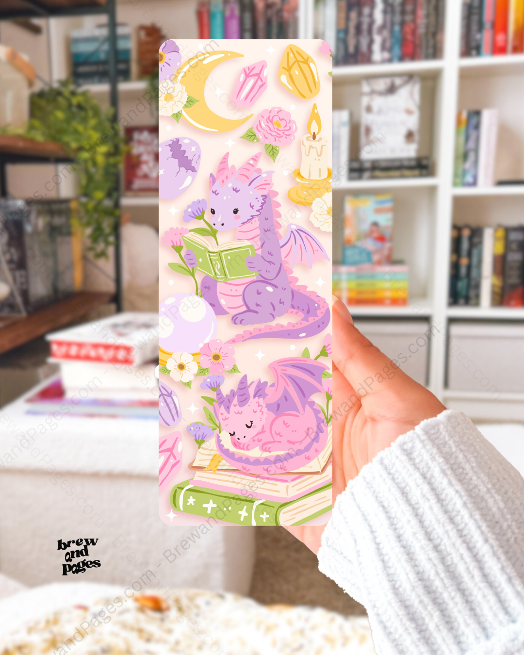 Baby Dragon Set of 2 - Bookmark - Brew and Pages