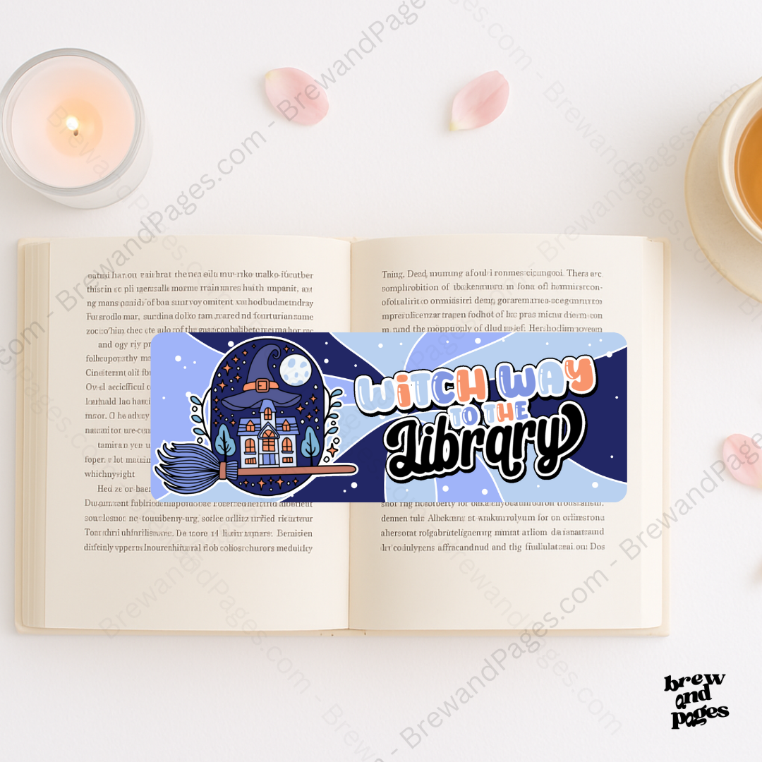 Witch way to the Library - Bookmark