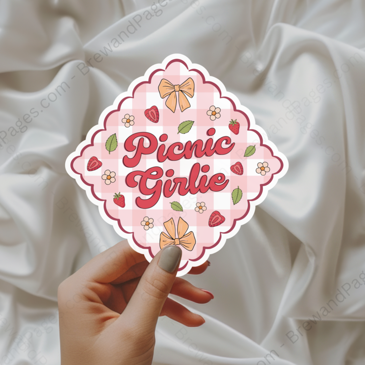 Picnic Girlie- Sticker