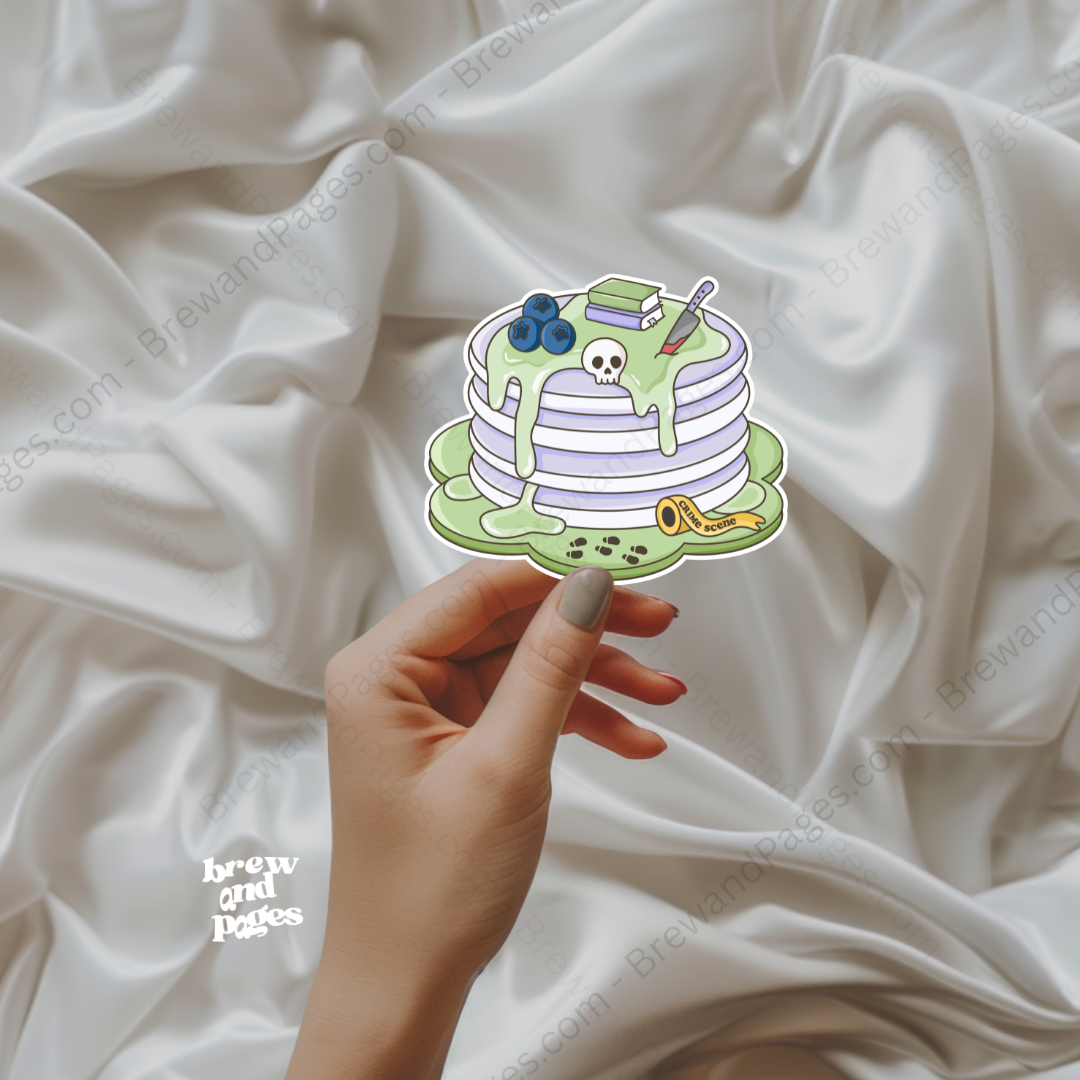 Thriller Breakfast Pancakes - Sticker - Brew and Pages