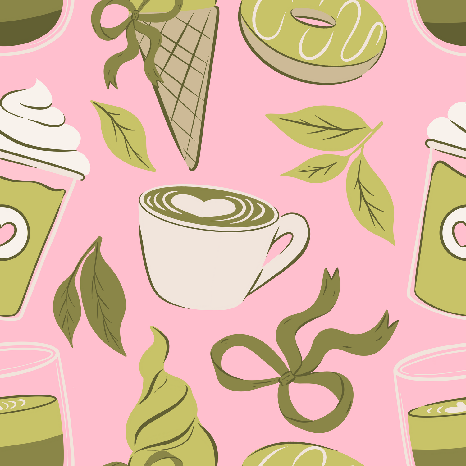 Strawberry Matcha Garden Collection - Brew and Pages