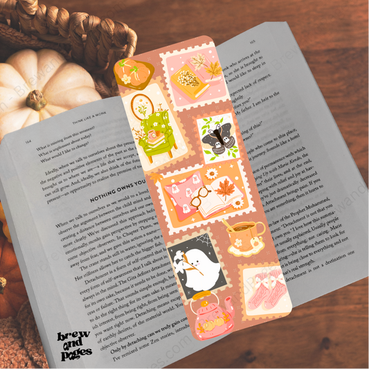Autumn Art Stamp Bookmark