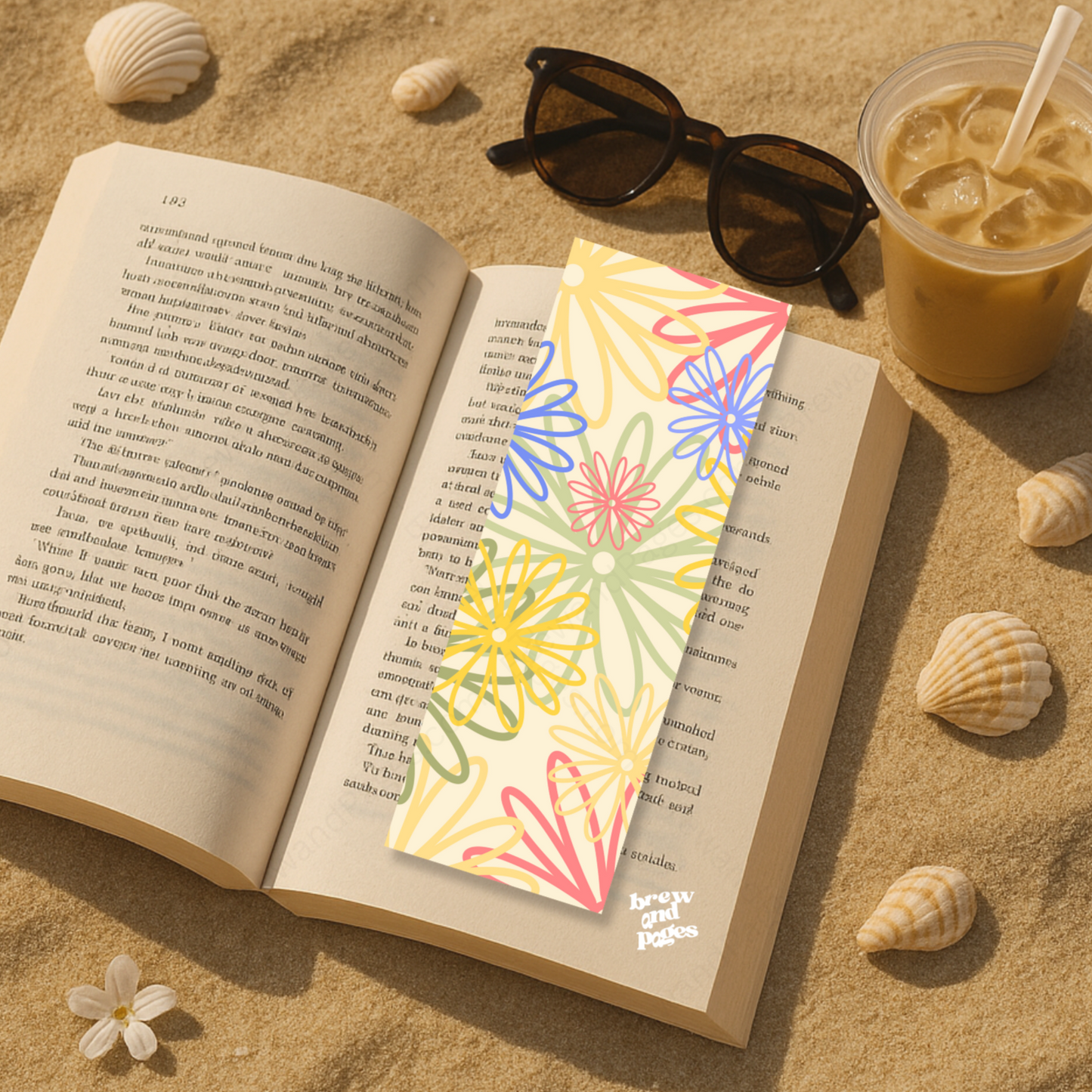 Abstract Floral - Summer Bookmark