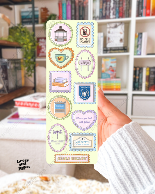 Stars Hollow - Bookmark - Brew and Pages