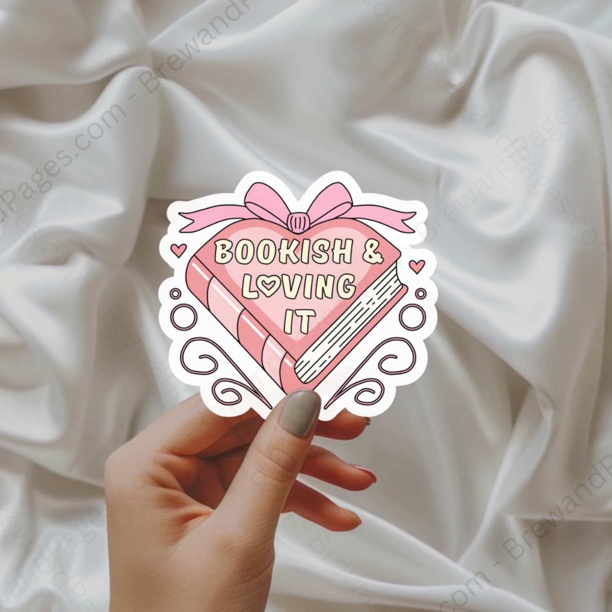 Bookish & Loving It - Sticker