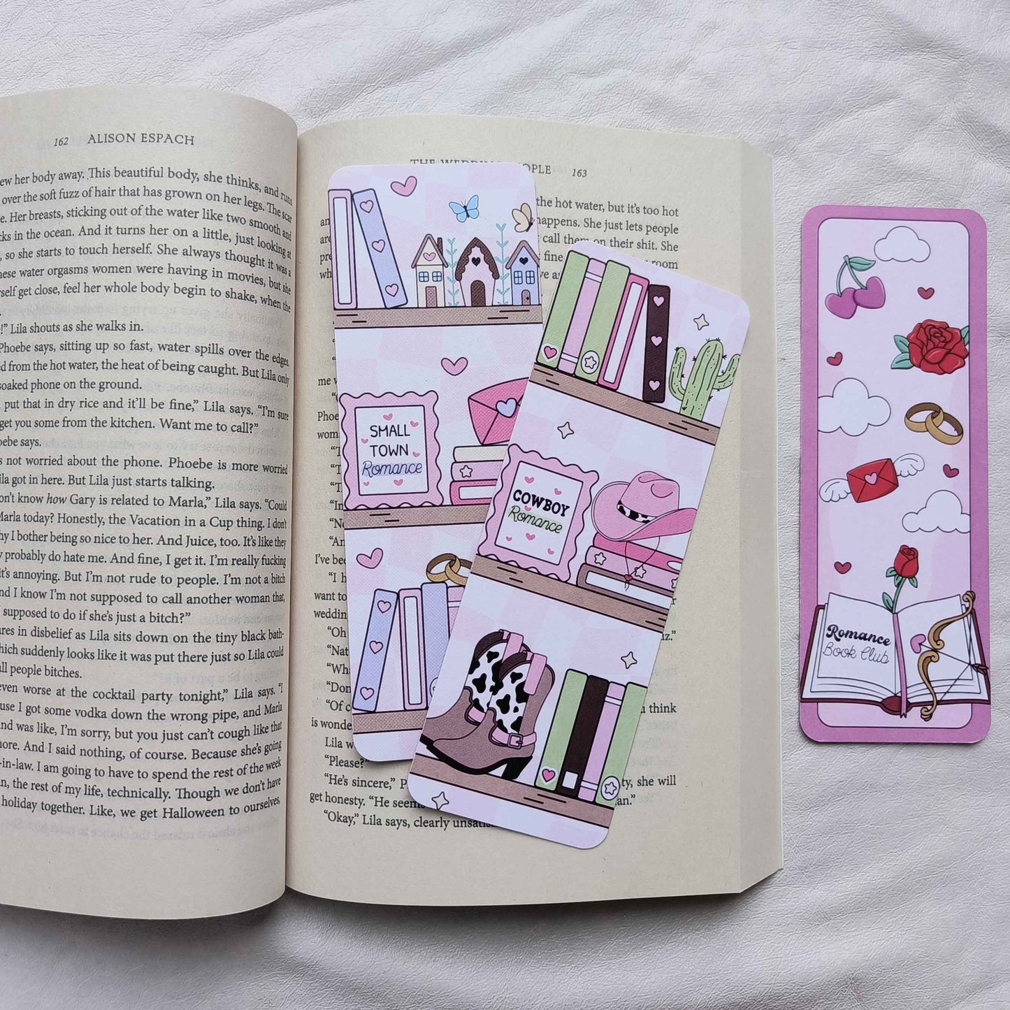 Romance Bookmark Bundle – Set of 3 Bookmarks