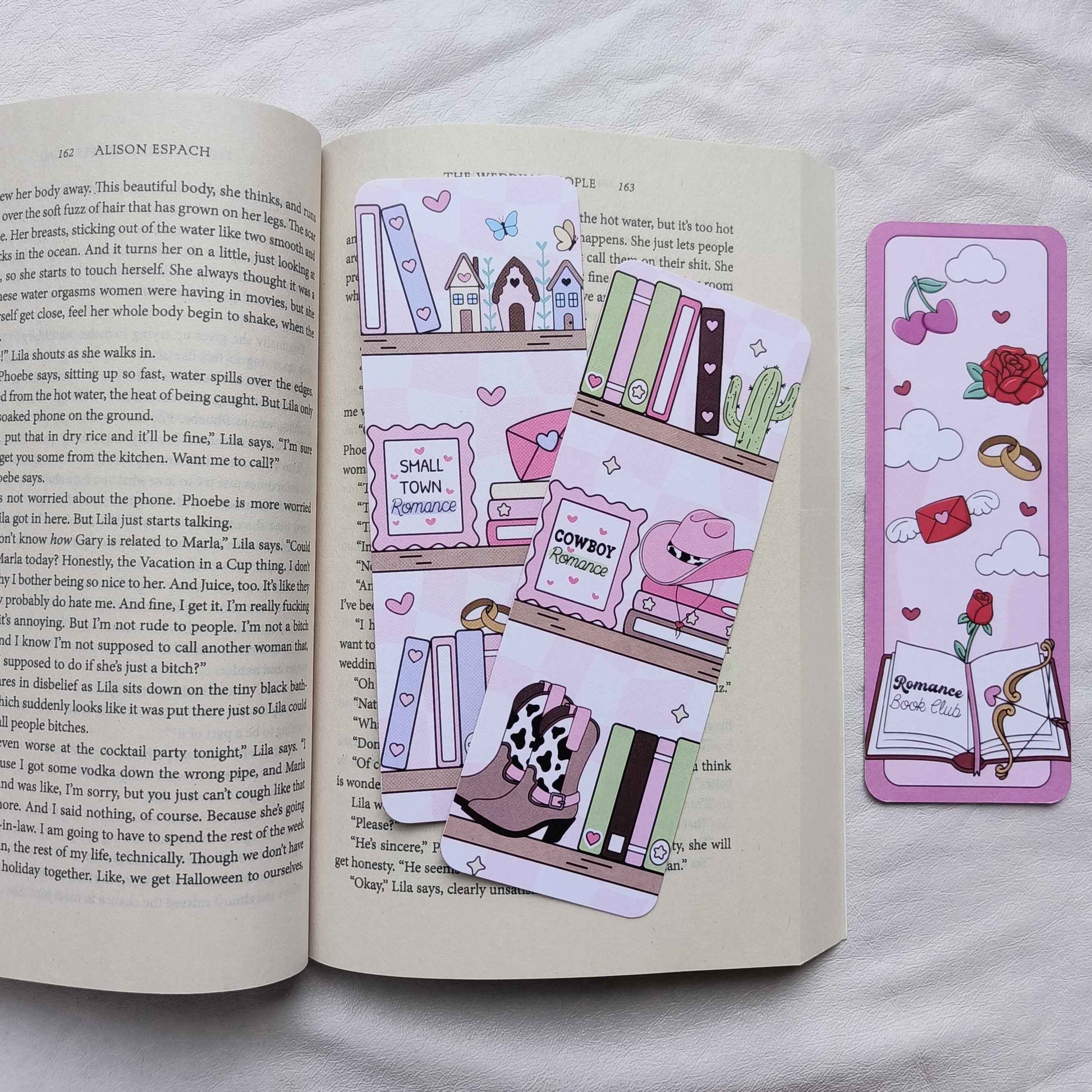 Romance Bookmark Bundle – Set of 3 Bookmarks