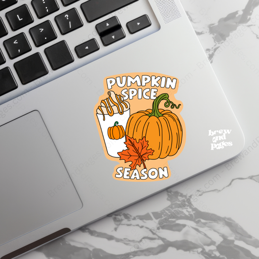 Pumpkin Spice Season - Perfect Fall Sticker