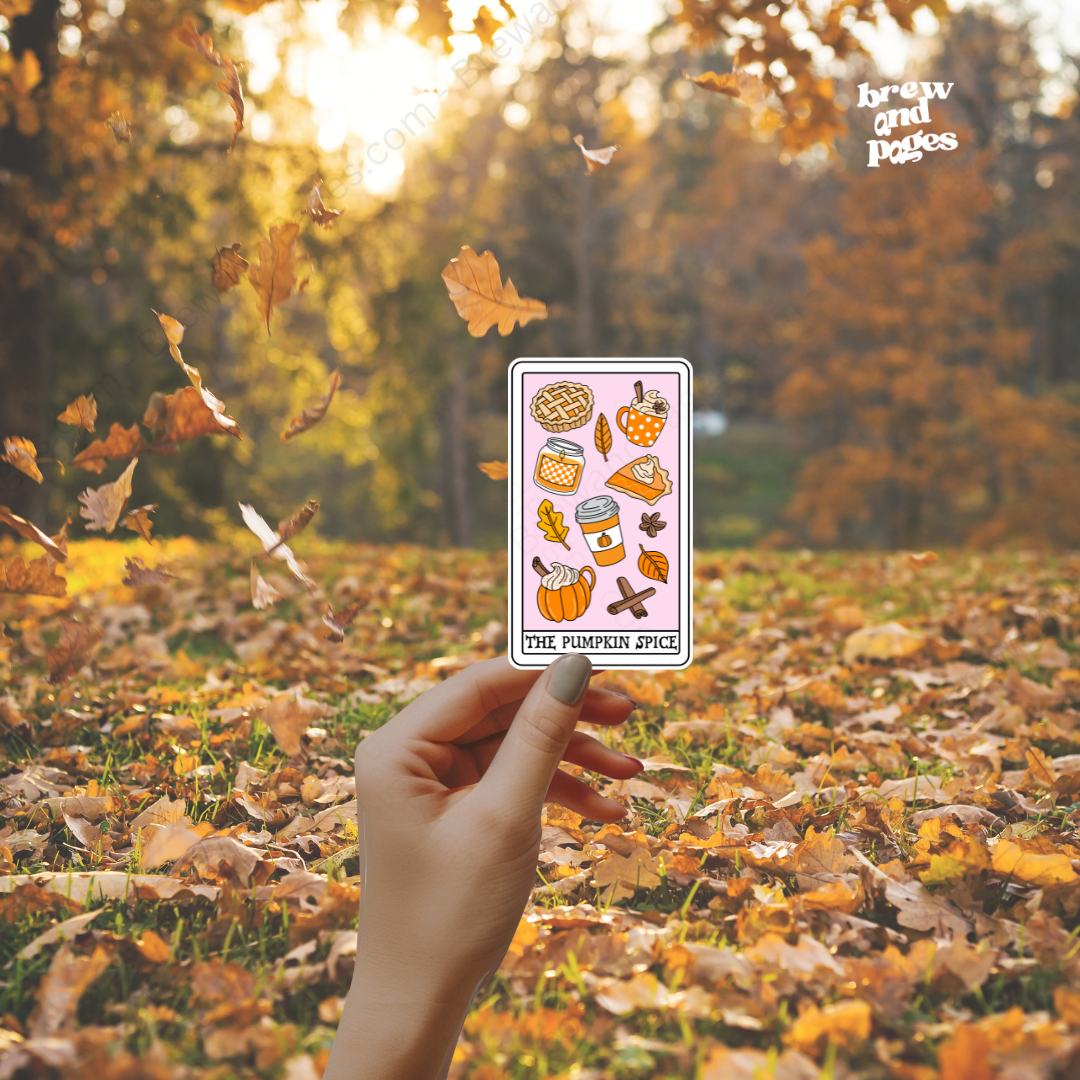The Pumpkin Spice Card - Sticker