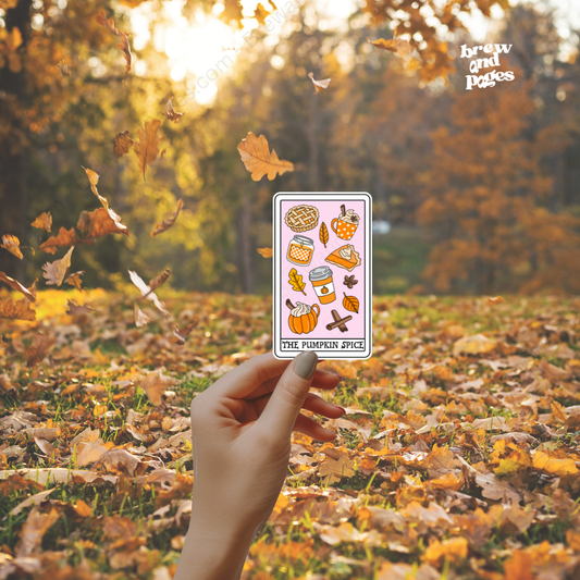 The Pumpkin Spice Card - Sticker