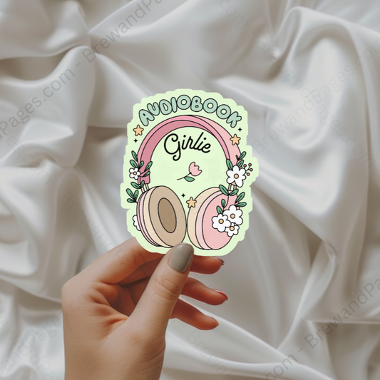 Audiobook Girlie - Sticker