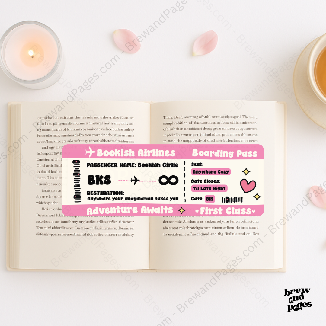 Boarding Pass Bookmark