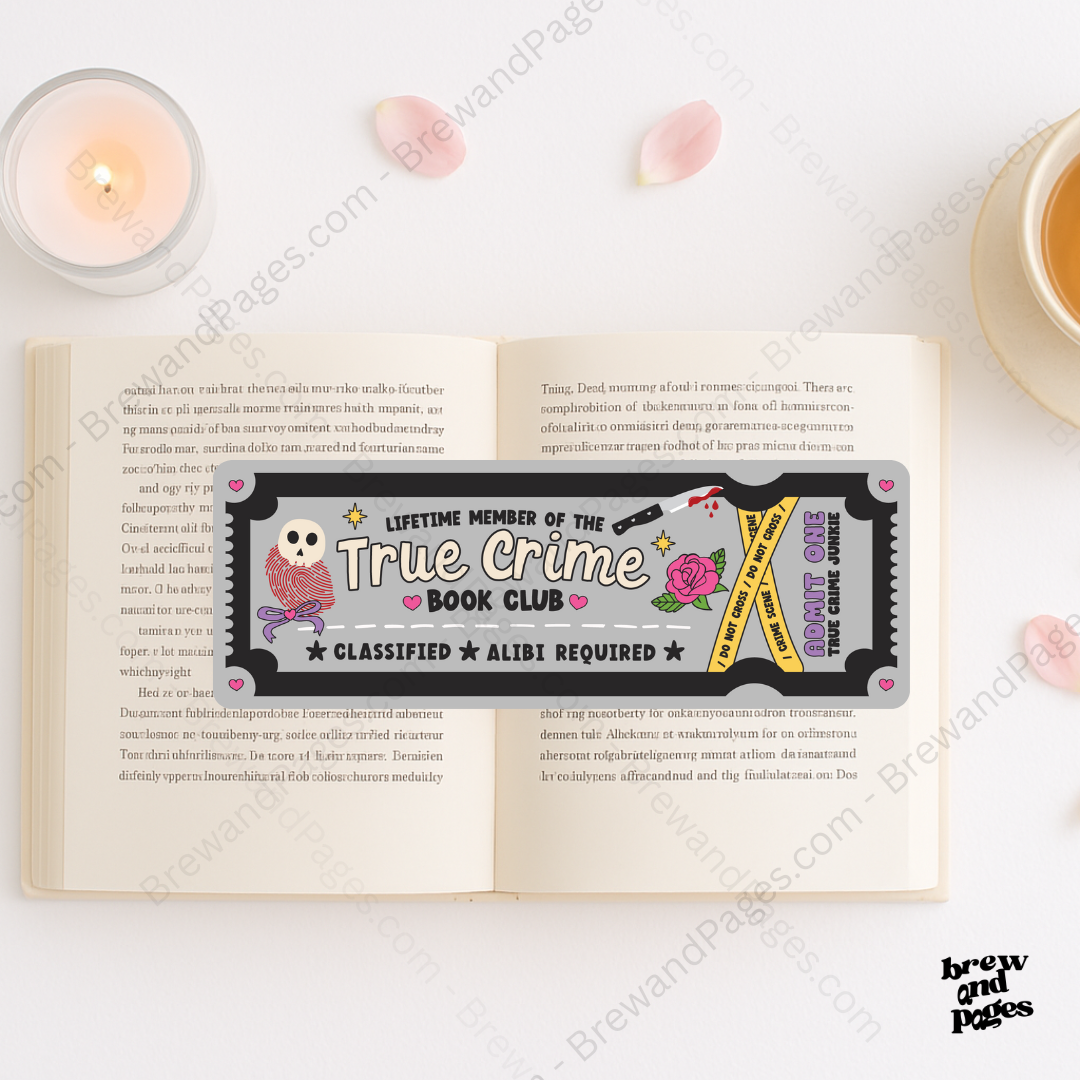 True Crime Book Club - Bookmark