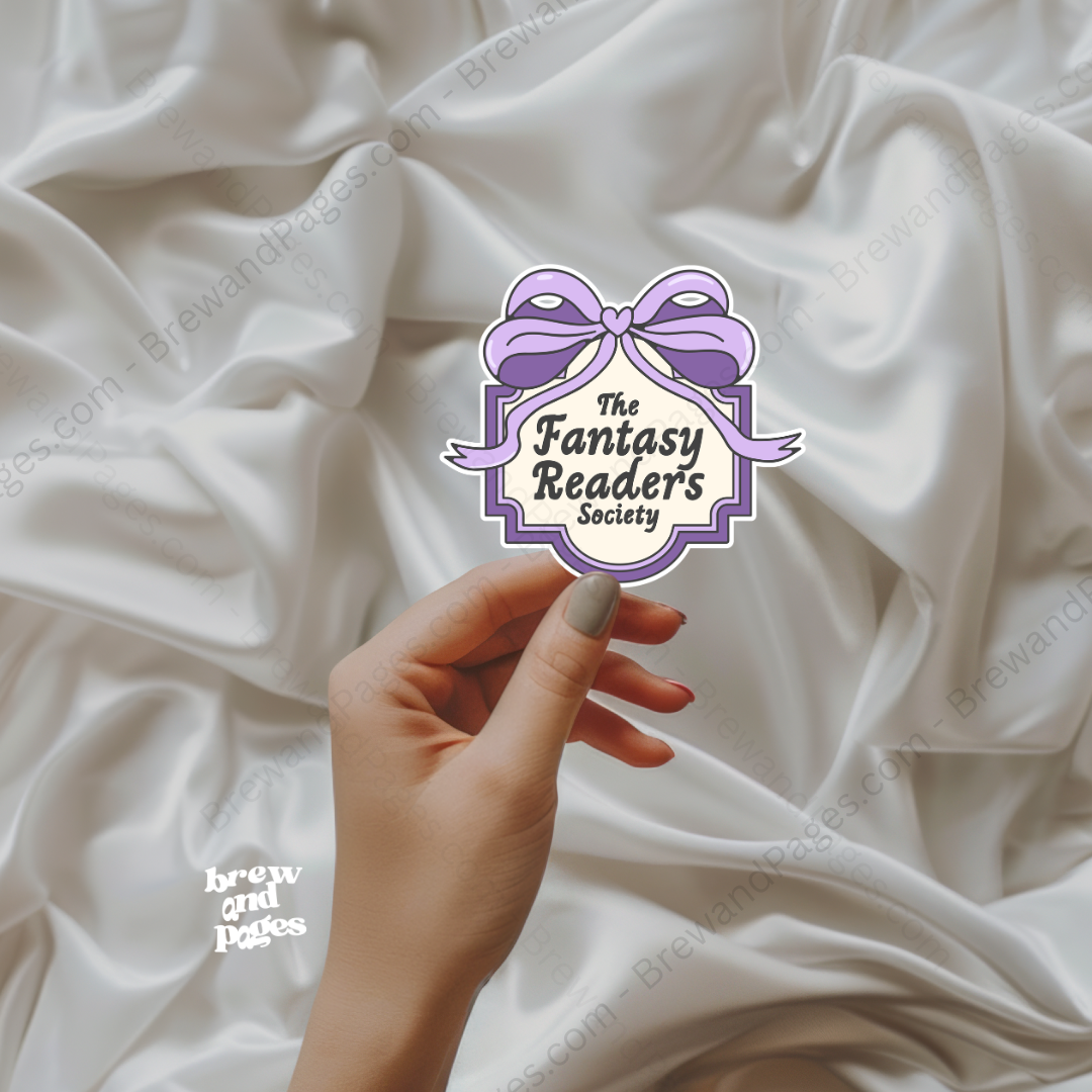 Fantasy Readers Society - Sticker - Brew and Pages