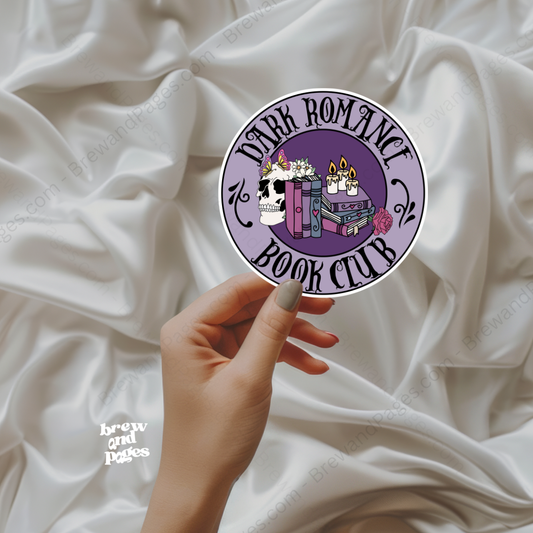 Dark Romance Book Club - Sticker - Brew and Pages