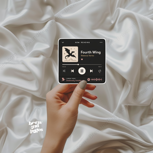 Fourth Wing Audiobook – Bookish Sticker