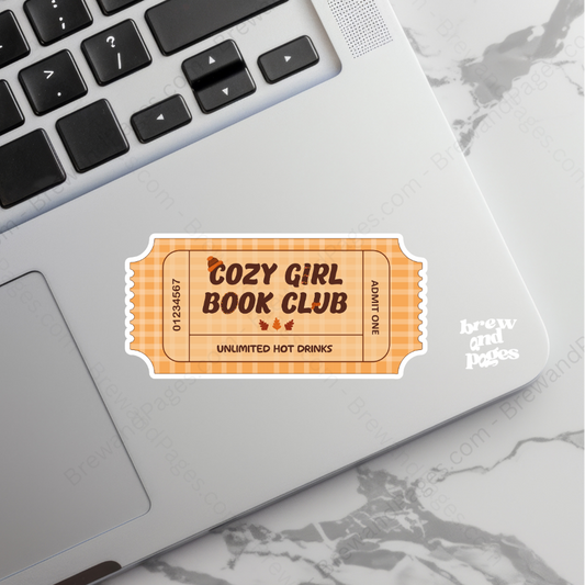 Cozy Girl Book Club Ticket