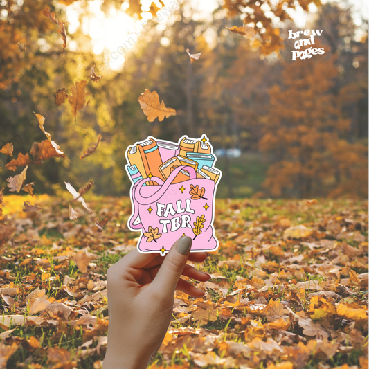 Fall TBR - Cute Bookish Sticker