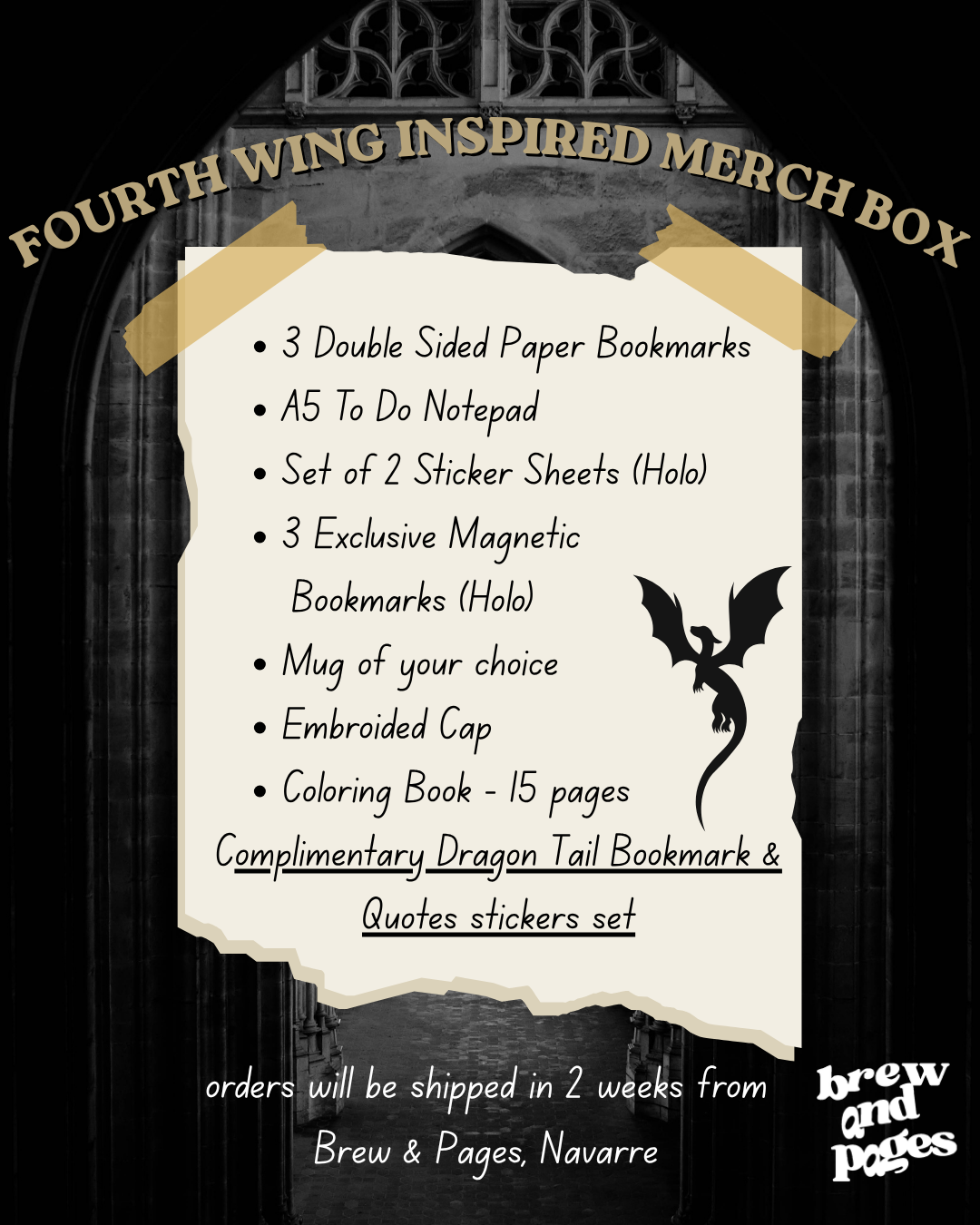 Fourth Wing Inspired Merch Box