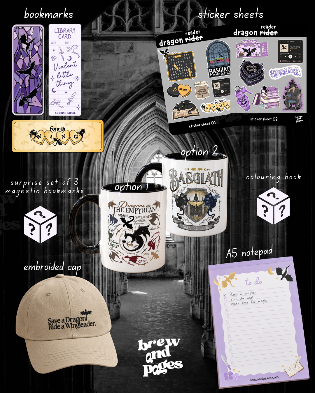 Fourth Wing Inspired Merch Box