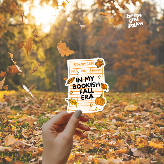 In My Bookish Fall Era - Sticker