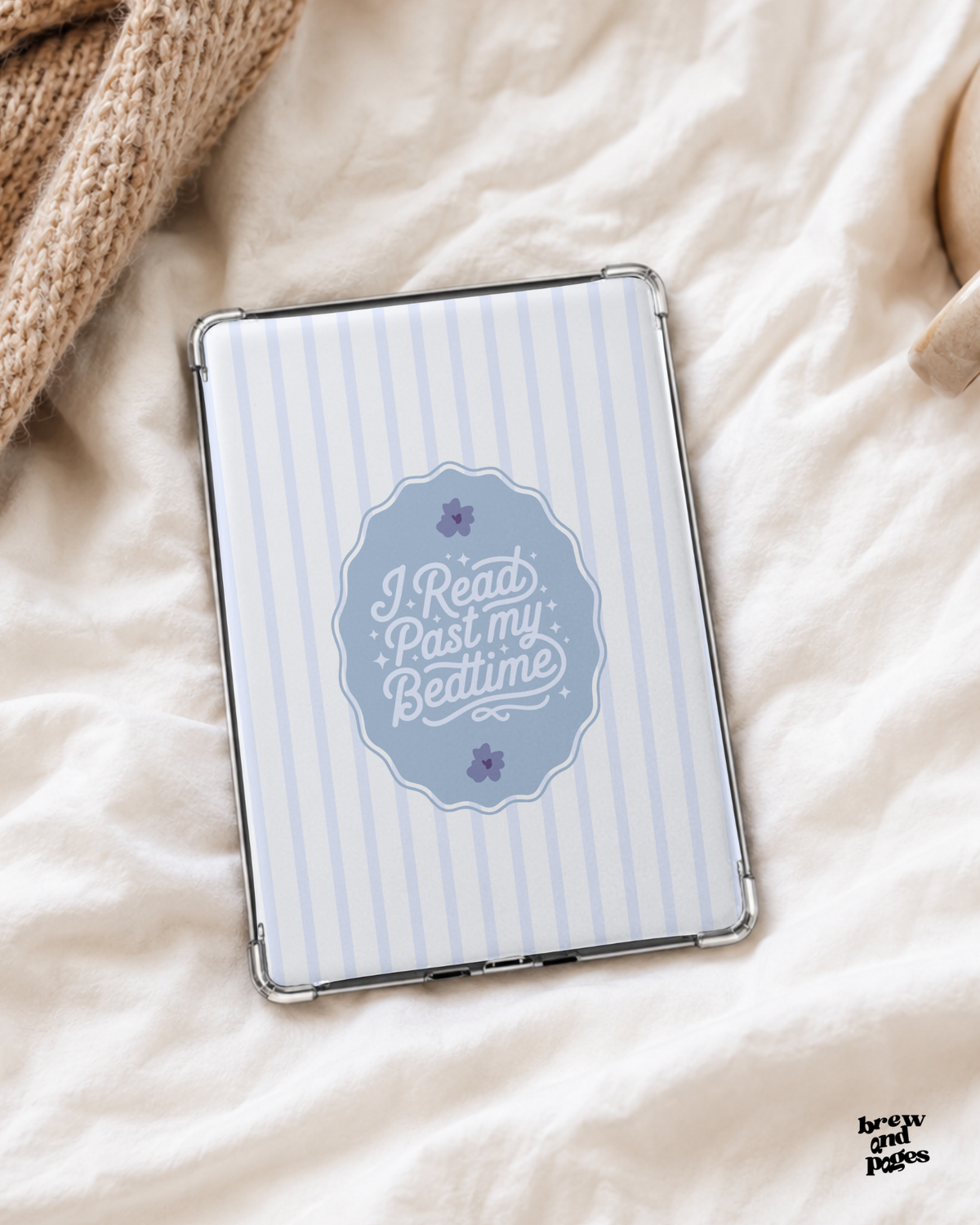 I Read Past My Bedtime - Kindle Insert - Brew and Pages