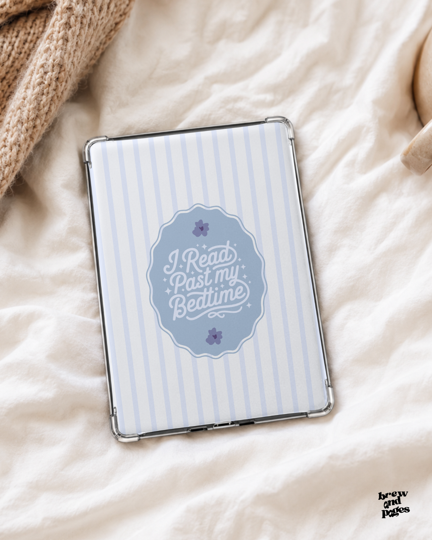 I Read Past My Bedtime - Kindle Insert - Brew and Pages