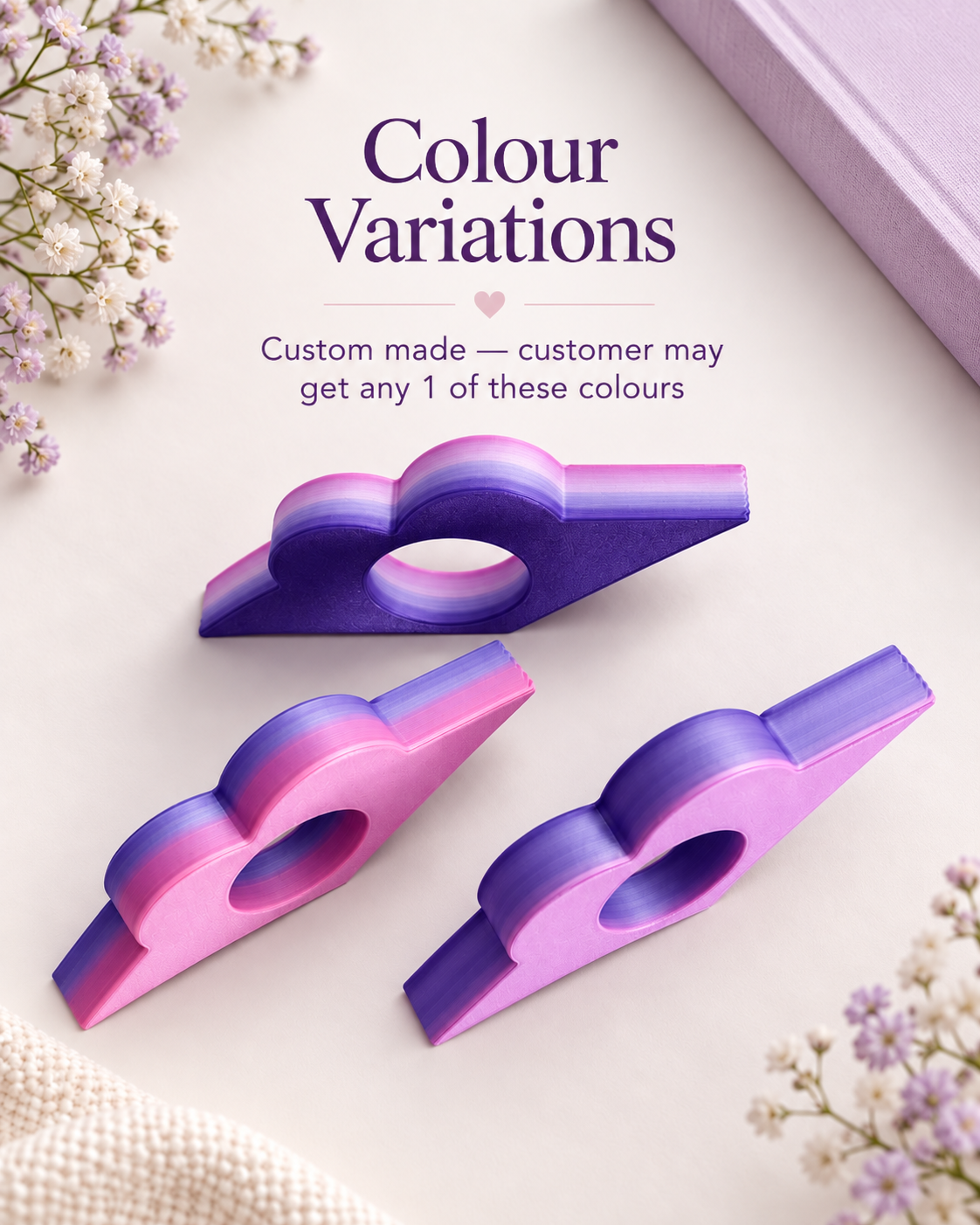 Heart Book Page Holder