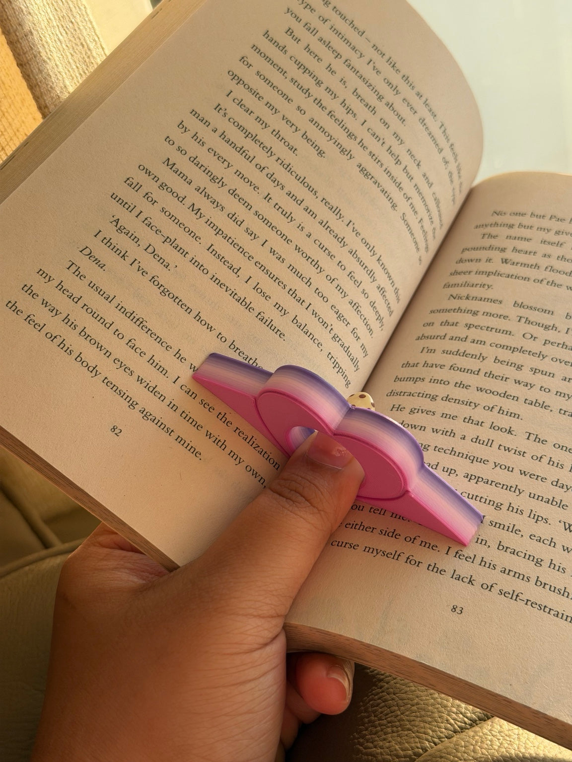 Heart Book Page Holder