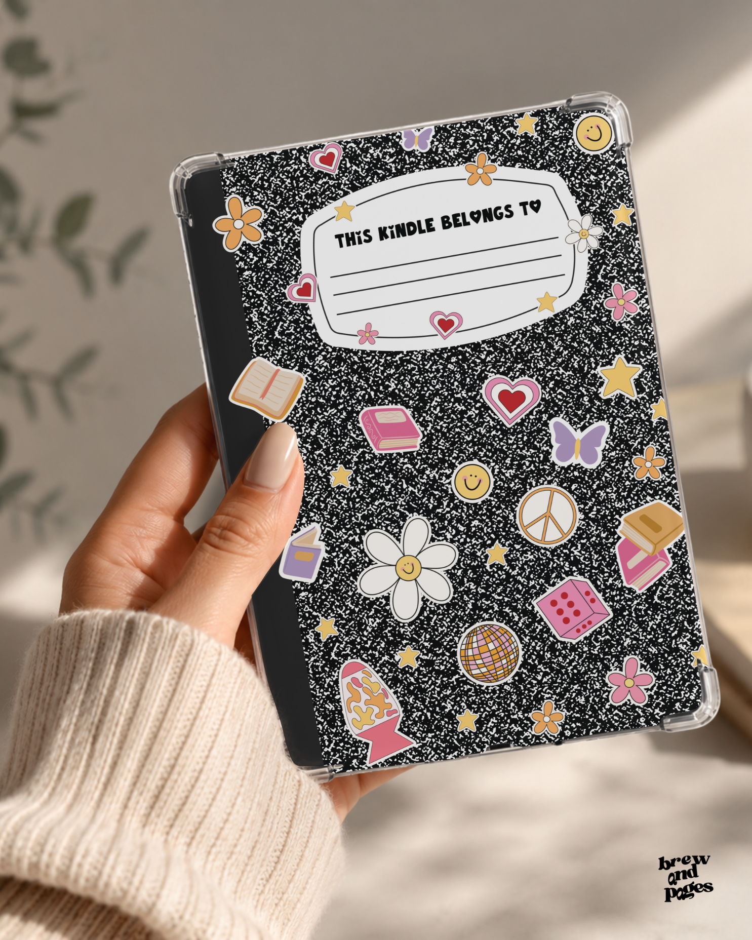 This Kindle Belongs To - Kindle Insert - Brew and Pages